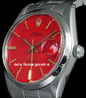 Rolex Oysterdate Precision 34 Oyster Red Dial 6694